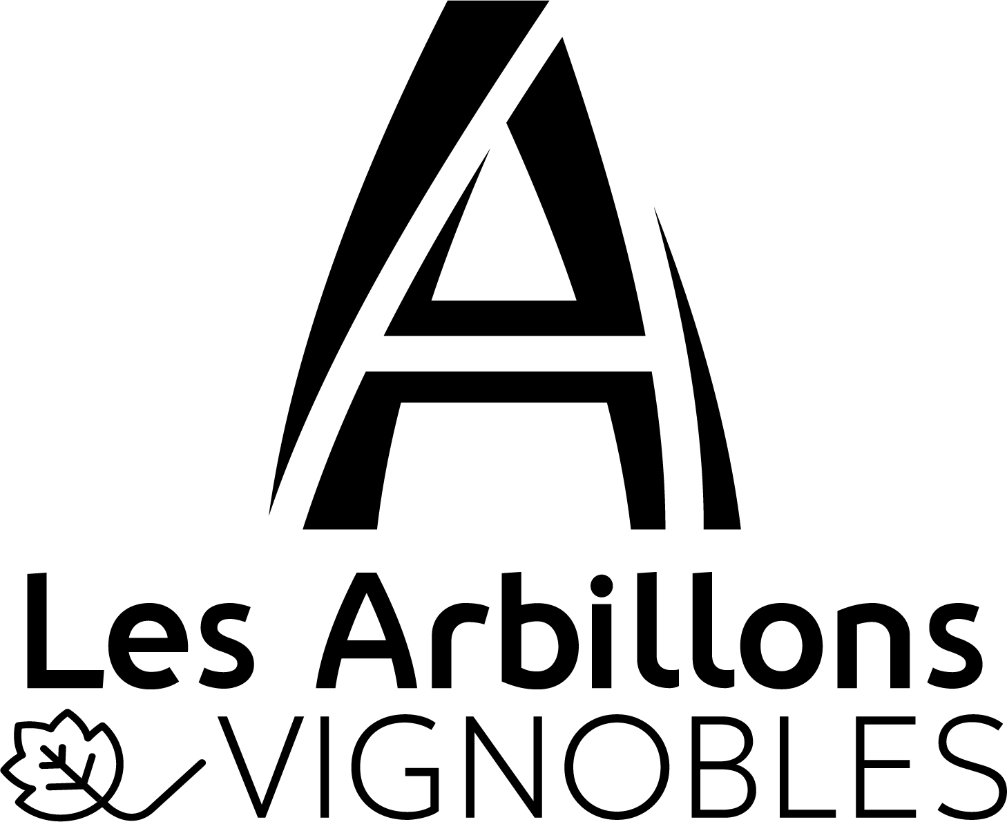 Logo Arbillons Vignobles noir