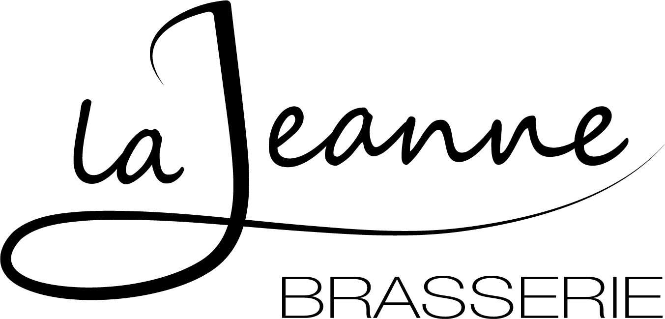 Logo La Jeanne Brasserie noir